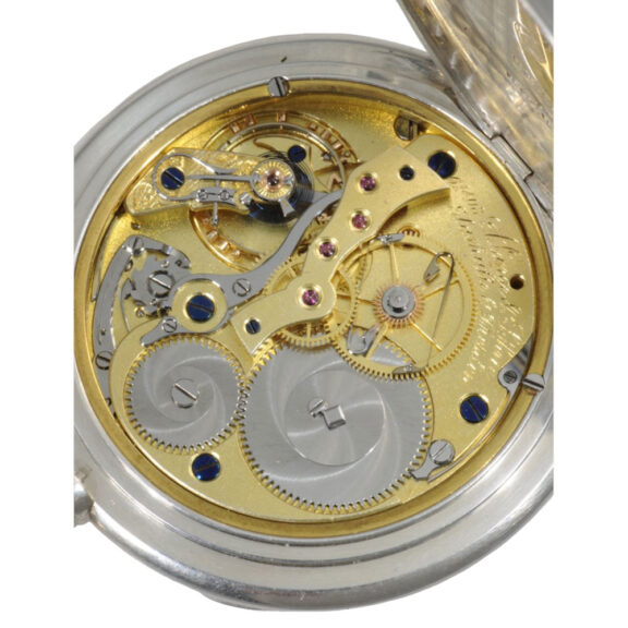 German silver open faced seconde morte lever deck watch Circa 1925 German silver open faced seconde morte lever deck watch Circa 1925