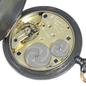 Historical interesting German gunmetal lever watch Circa 1889