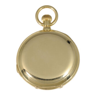 Swiss gold repeating grande and petite sonnerie lever Circa 1895