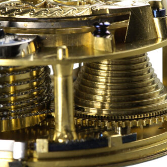 Early French fire gilt cylinder chronometer Circa 1765