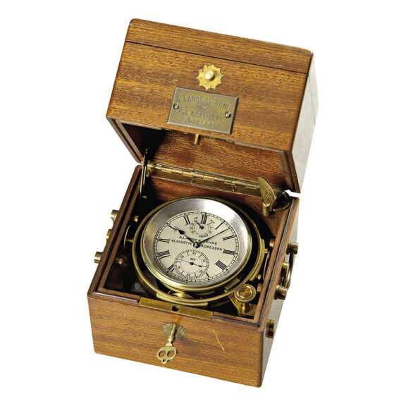 Small German 54h power reserve torpedo boat chronometer Circa 1913