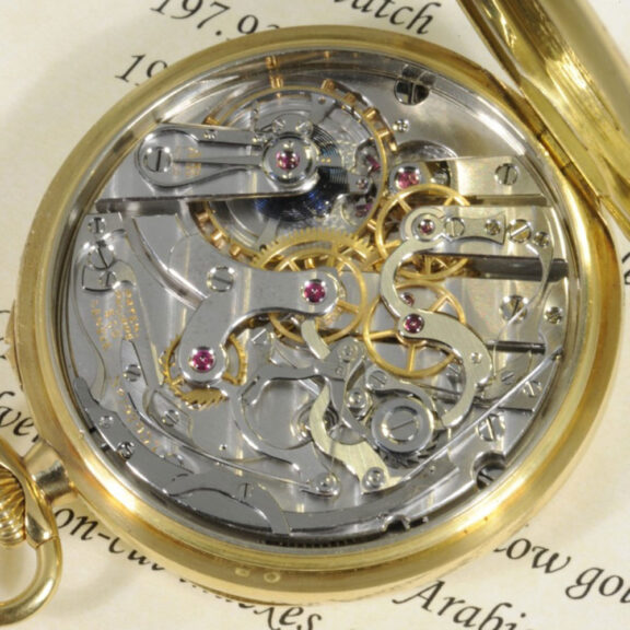 Swiss 18K gold chronograph lever doctor's watch Circa 1924 Swiss 18K gold chronograph lever doctor's watch Circa 1924