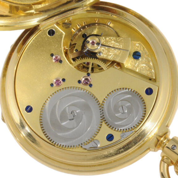 Heavy German 18K gold open faced pocket chronometer Circa 1880 Heavy German 18K gold open faced pocket chronometer Circa 1880