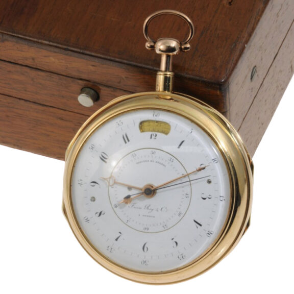 Swiss rose gold repeating centre seconds duplex Circa 1820 Swiss rose gold repeating centre seconds duplex Circa 1820