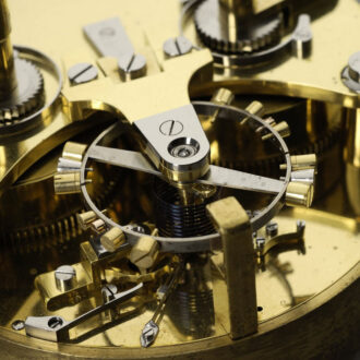 French chronometer in mahogany transport box Circa 1836