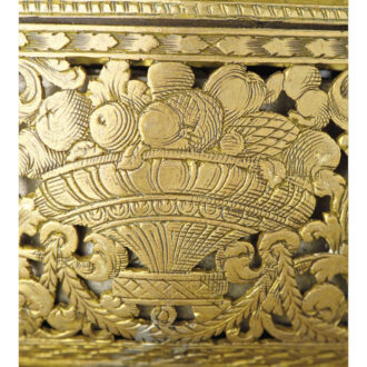 German gilt verge coach watch with hour strike and date Circa 1690