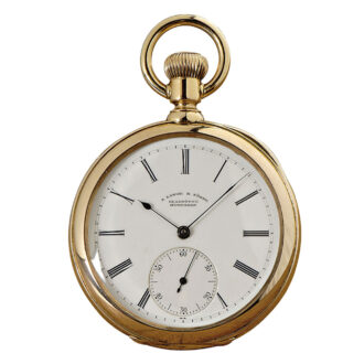 Quality 1A Glashütte open faced lever watch Circa 1883