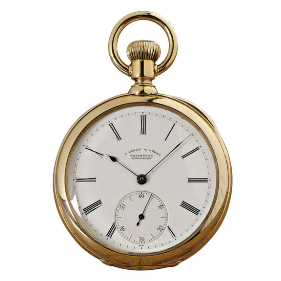 Quality 1A Glashütte open faced lever watch Circa 1883