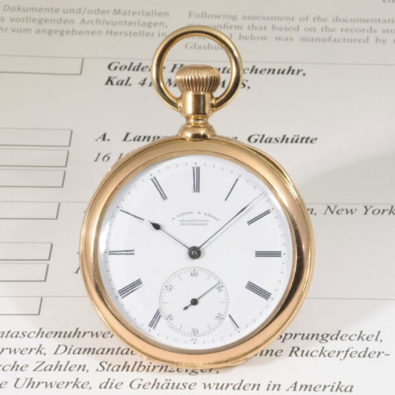 Quality 1A Glashütte open faced lever watch Circa 1883 Quality 1A Glashütte open faced lever watch Circa 1883