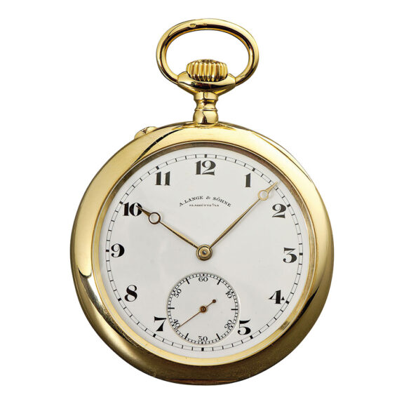 German 18K gold open faced lever pocket watch Circa 1917 German 18K gold open faced lever pocket watch Circa 1917