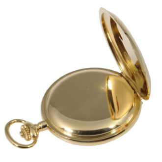 German 18K gold hunting cased lever pocket watch Circa 1880