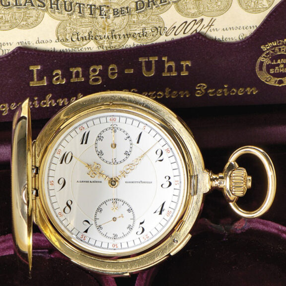 German 18 carat gold hunting cased quarter repeating quality 1A lever chronograph pocket watch with a 30-minute counter, circa 1912 German 18 carat gold hunting cased quarter repeating quality 1A lever chronograph pocket watch with a 30-minute counter, circa 1912