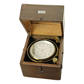 Glashütte deck chronometer with 56h power reserve Circa 1900 Glashütte deck chronometer with 56h power reserve Circa 1900
