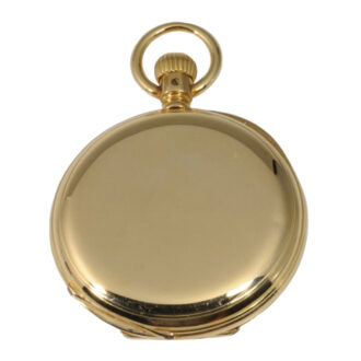 German 18K gold hunting cased lever pocket watch Circa 1886