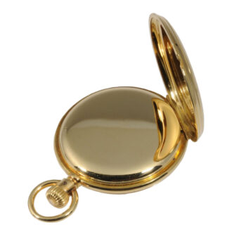 German 18K gold hunting cased lever pocket watch Circa 1886