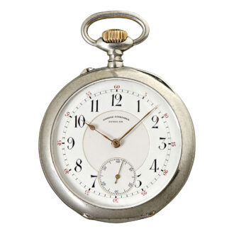 Rare Glashütte silver open faced lever watch Circa 1882