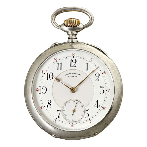 Rare Glashütte silver open faced lever watch Circa 1882