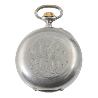 Rare Glashütte silver open faced lever watch Circa 1882