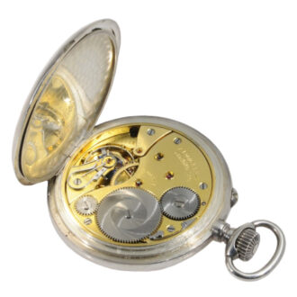 German silver deck watch with 35h power reserve Circa 1941