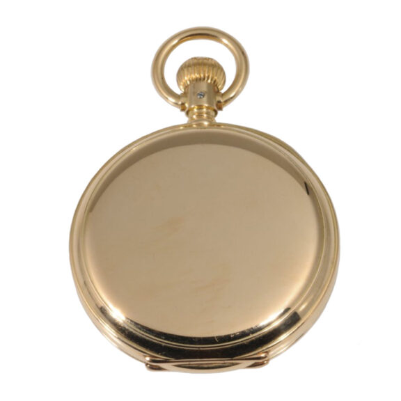 Small German 18K rose gold hunting cased lever Circa 1893 Small German 18K rose gold hunting cased lever Circa 1893