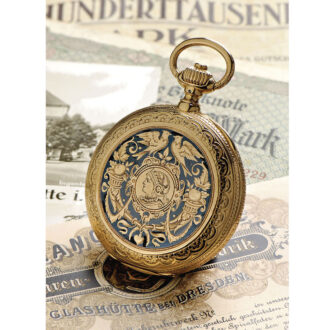 German 18K rose gold hunting cased lever watch Circa 1892