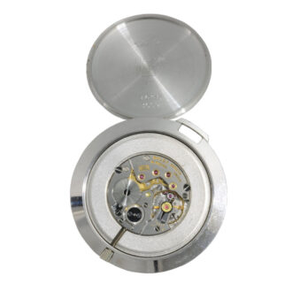 Ultra-thin Swiss white gold open faced lever watch Circa 1964