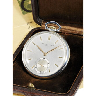 Fine Swiss silver open faced lever dress watch Circa 1927