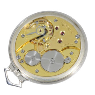 Thin Swiss platinum and diamond-set lever Art Deco watch Circa 1926 Thin Swiss platinum and diamond-set lever Art Deco watch Circa 1926