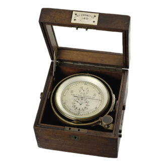 Rare Swiss deck chronometer with 52h power reserve Circa 1920