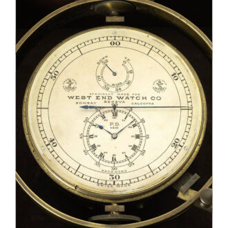 Rare Swiss deck chronometer with 52h power reserve Circa 1920
