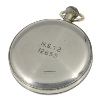 Large Swiss nickel Chronomètre de Bord deck watch Circa 1920