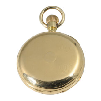 German gold lever watch with unusual crown wind Circa 1875