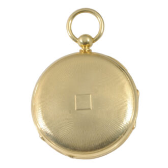 French 18K gold cylinder watch with 15-day power reserve Circa 1850 French 18K gold cylinder watch with 15-day power reserve Circa 1850