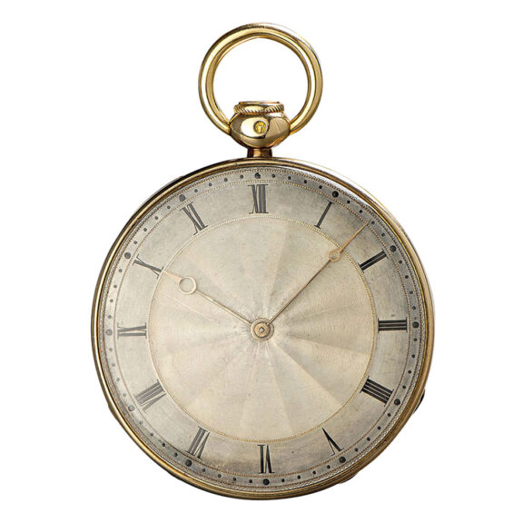 Ultra-thin French rose gold repeating cylinder watch Circa 1833