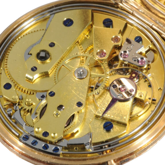 Historically important gold repeating lever watch Circa 1838 Historically important gold repeating lever watch Circa 1838