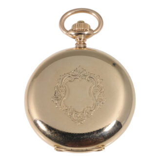 Extremely rare Swiss rose gold hunting cased lever Circa 1891
