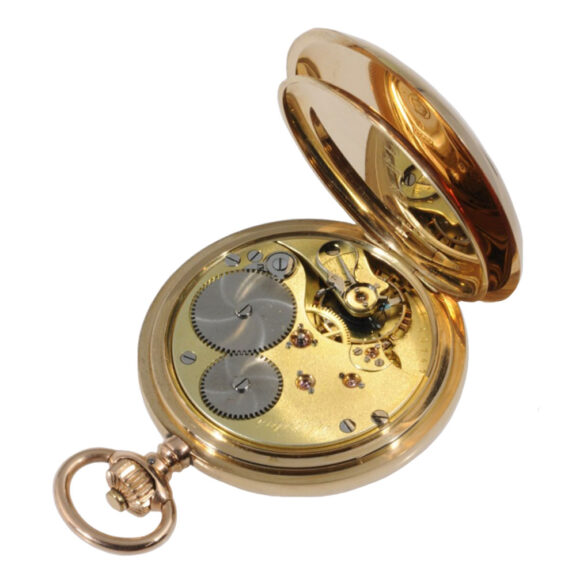 Extremely rare Swiss rose gold hunting cased lever Circa 1891 Extremely rare Swiss rose gold hunting cased lever Circa 1891