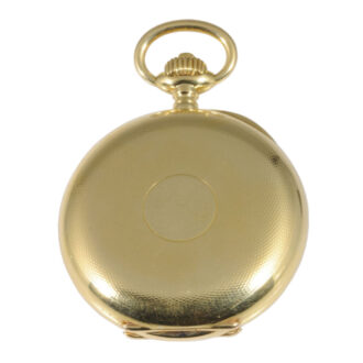 Swiss 18K gold chronometer with chronograph Circa 1915 Swiss 18K gold chronometer with chronograph Circa 1915