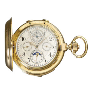 German/Swiss gold complicated special edition watch Circa 1885