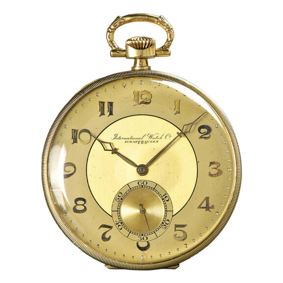 Swiss 14K gold open faced lever pocket watch Circa 1929 Swiss 14K gold open faced lever pocket watch Circa 1929