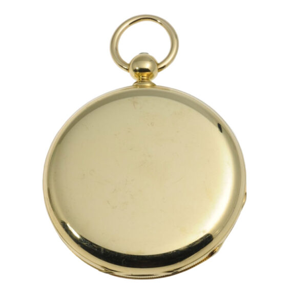 Danish 18K gold hunting cased lever pocket watch Circa 1849 Danish 18K gold hunting cased lever pocket watch Circa 1849
