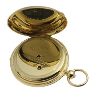 Danish 18K gold hunting cased lever pocket watch Circa 1849