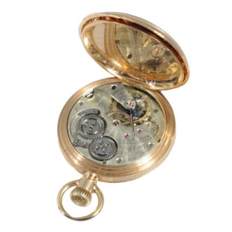 Swiss 18K rose gold hunting cased lever watch Circa 1890