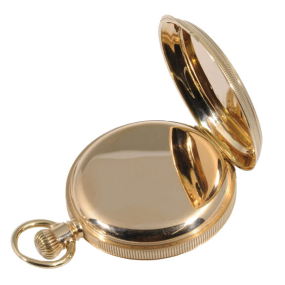 Swiss 18K rose gold hunting cased lever watch Circa 1890 Swiss 18K rose gold hunting cased lever watch Circa 1890