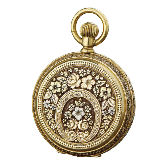 Swiss 18K gold lever made for the American market Circa 1900