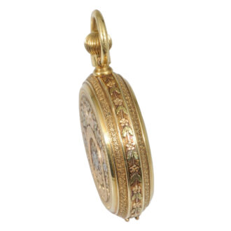 Swiss 18K gold lever made for the American market Circa 1900