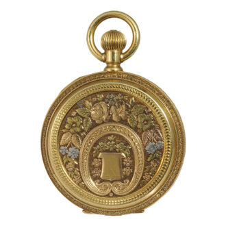 Swiss 18K gold lever made for the American market Circa 1900