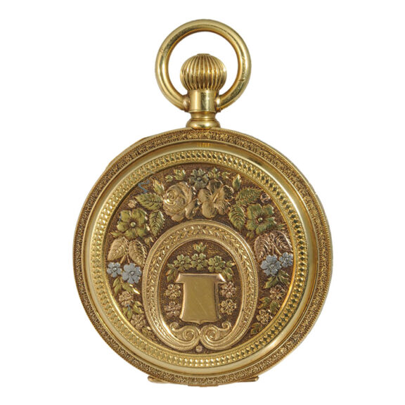 Swiss 18K gold lever made for the American market Circa 1900 Swiss 18K gold lever made for the American market Circa 1900