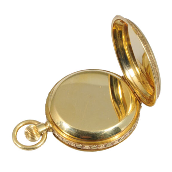 Swiss 18K gold lever made for the American market Circa 1900 Swiss 18K gold lever made for the American market Circa 1900