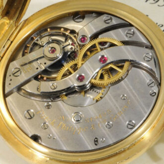 Very rare Swiss 18K gold centre seconds lever watch Circa 1929